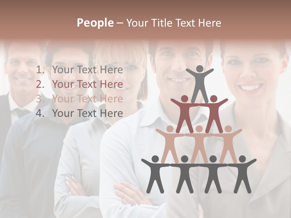 Partner Hispanic Standing PowerPoint Template