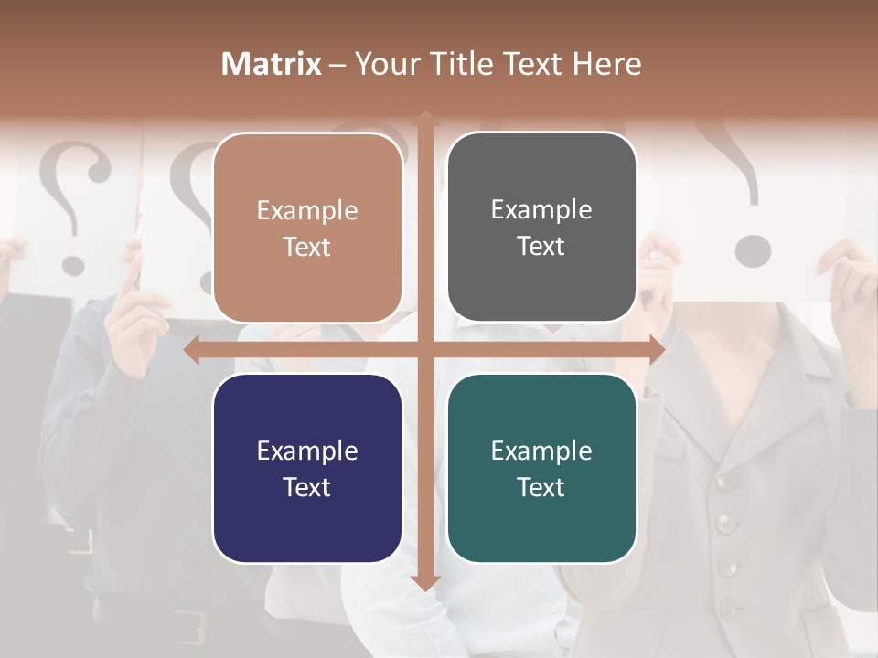 Doubt Help Smiling PowerPoint Template