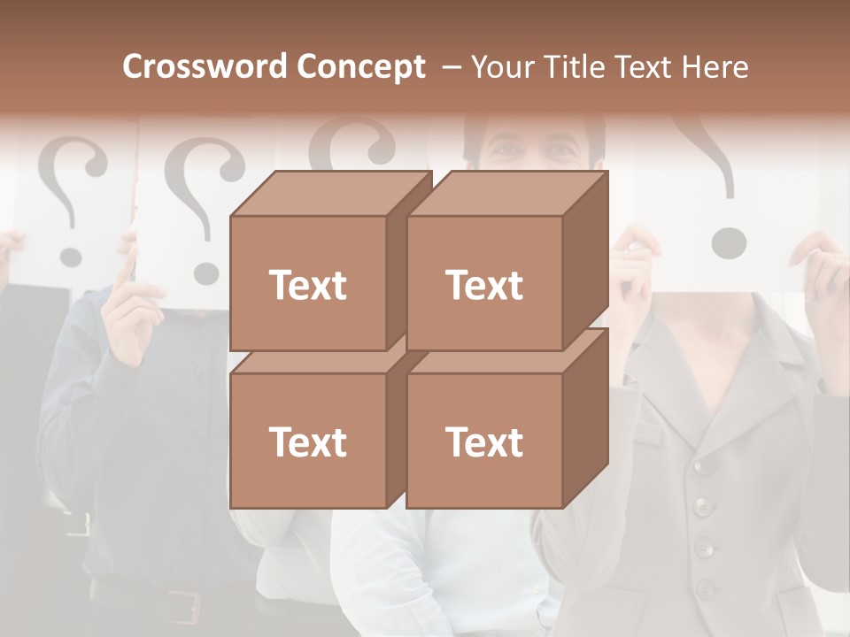 Doubt Help Smiling PowerPoint Template