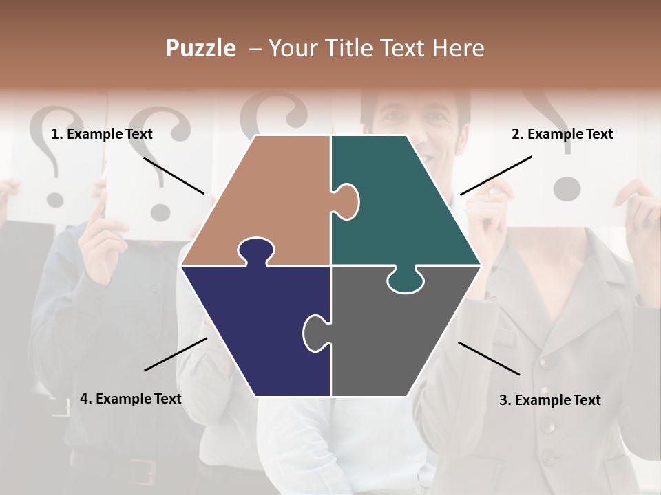 Doubt Help Smiling PowerPoint Template