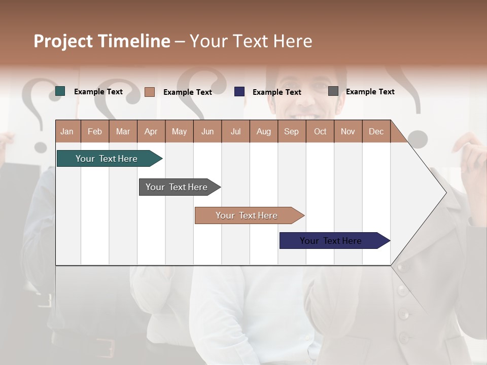 Doubt Help Smiling PowerPoint Template