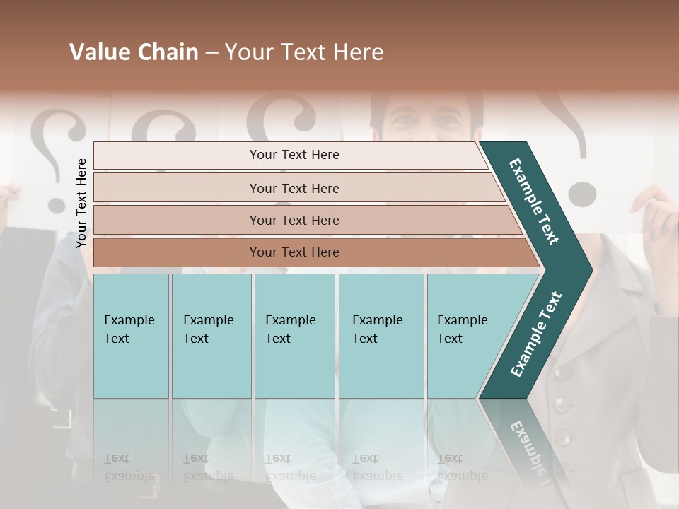 Doubt Help Smiling PowerPoint Template