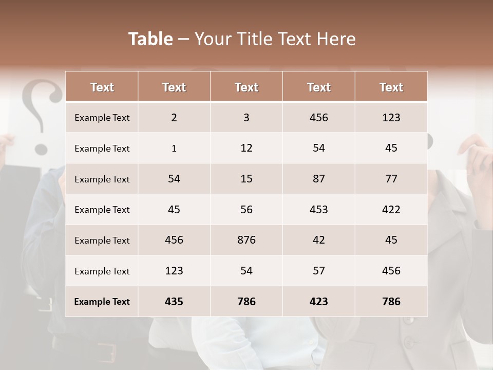 Doubt Help Smiling PowerPoint Template