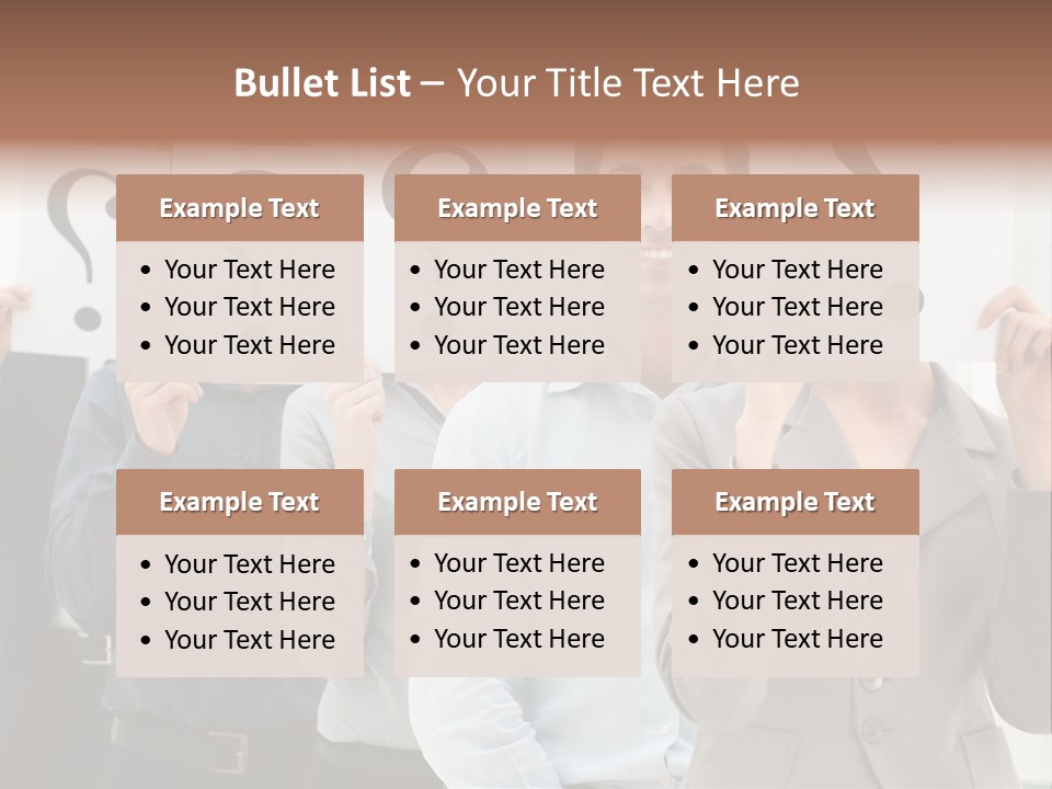 Doubt Help Smiling PowerPoint Template