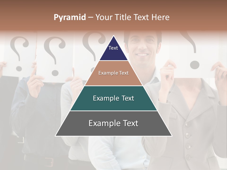 Doubt Help Smiling PowerPoint Template