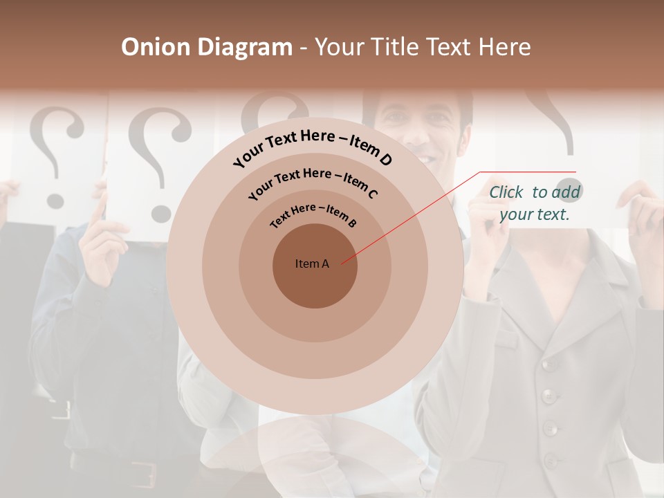 Doubt Help Smiling PowerPoint Template