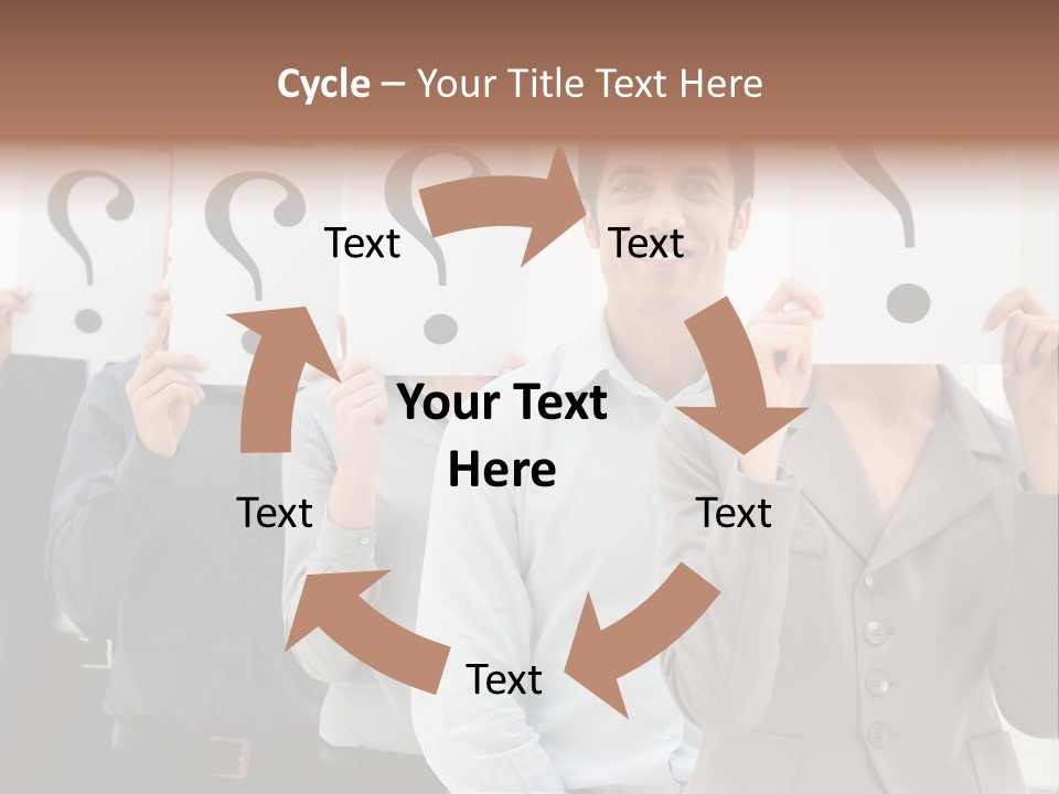 Doubt Help Smiling PowerPoint Template