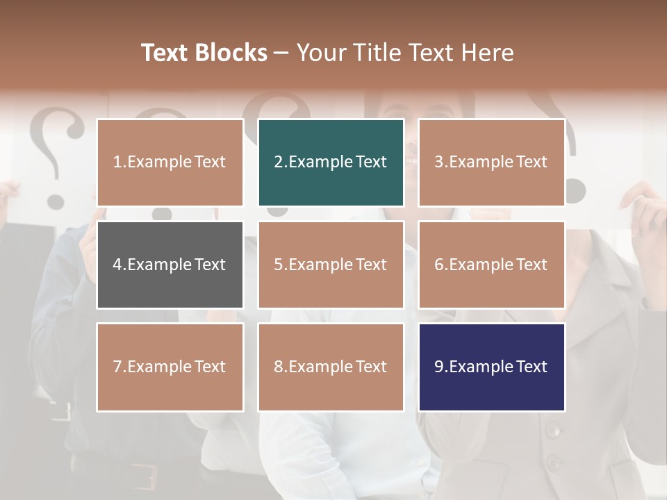 Doubt Help Smiling PowerPoint Template