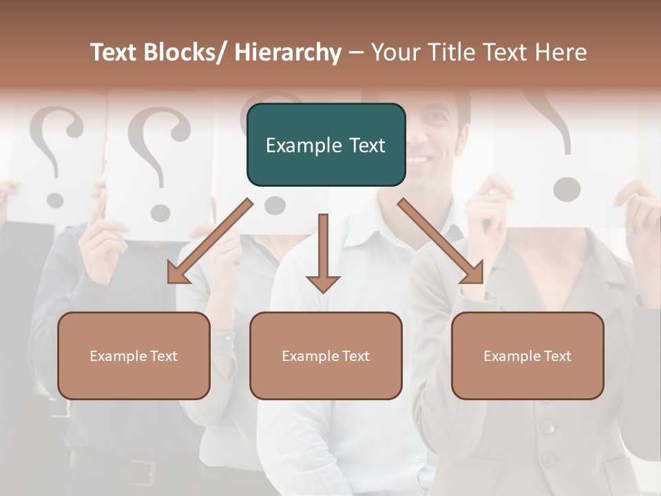 Doubt Help Smiling PowerPoint Template