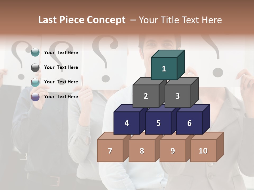 Doubt Help Smiling PowerPoint Template