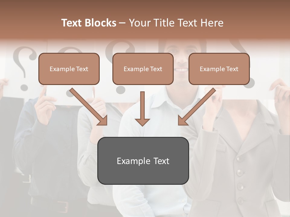 Doubt Help Smiling PowerPoint Template