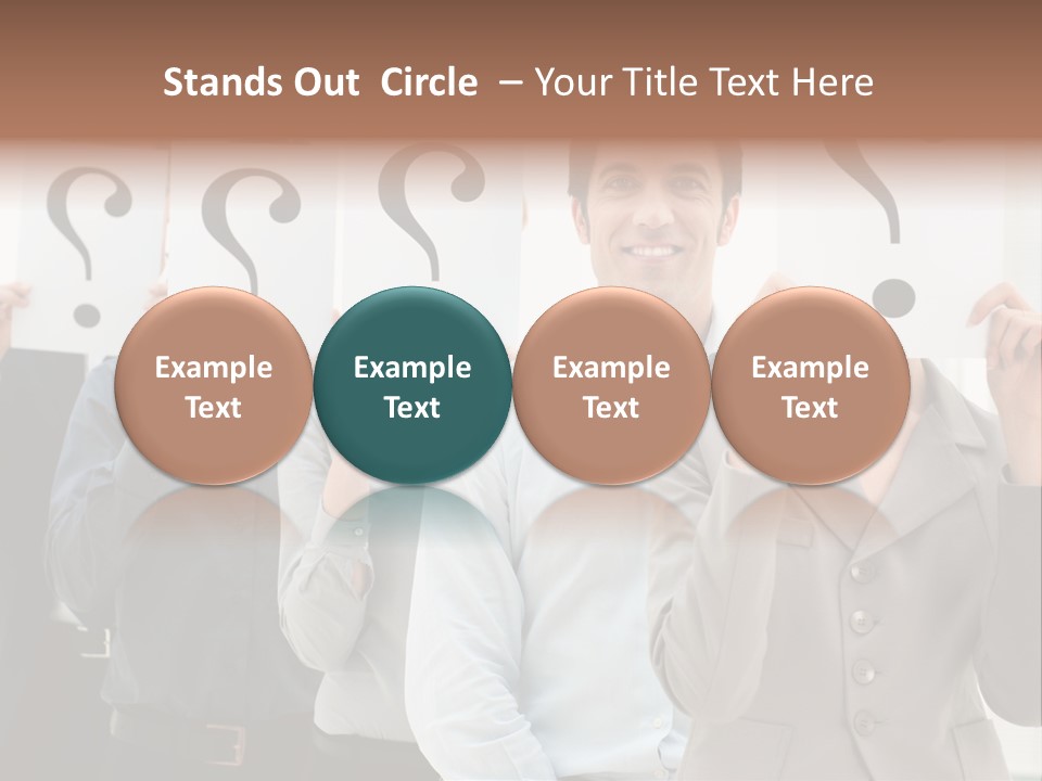 Doubt Help Smiling PowerPoint Template