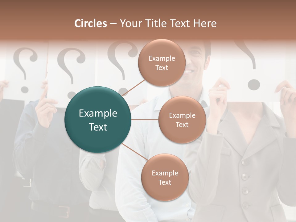 Doubt Help Smiling PowerPoint Template