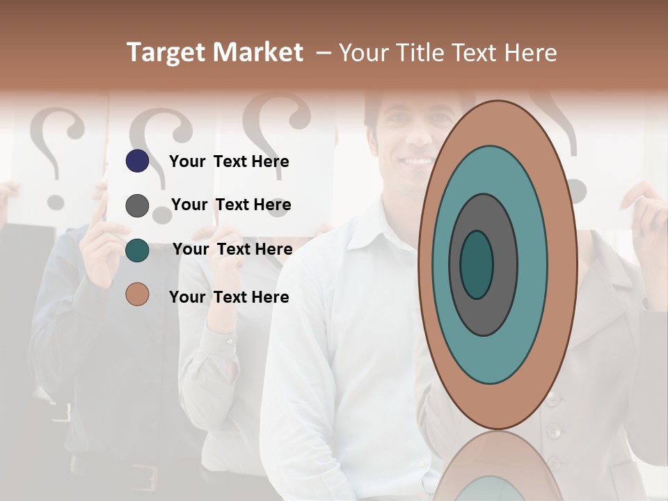 Doubt Help Smiling PowerPoint Template