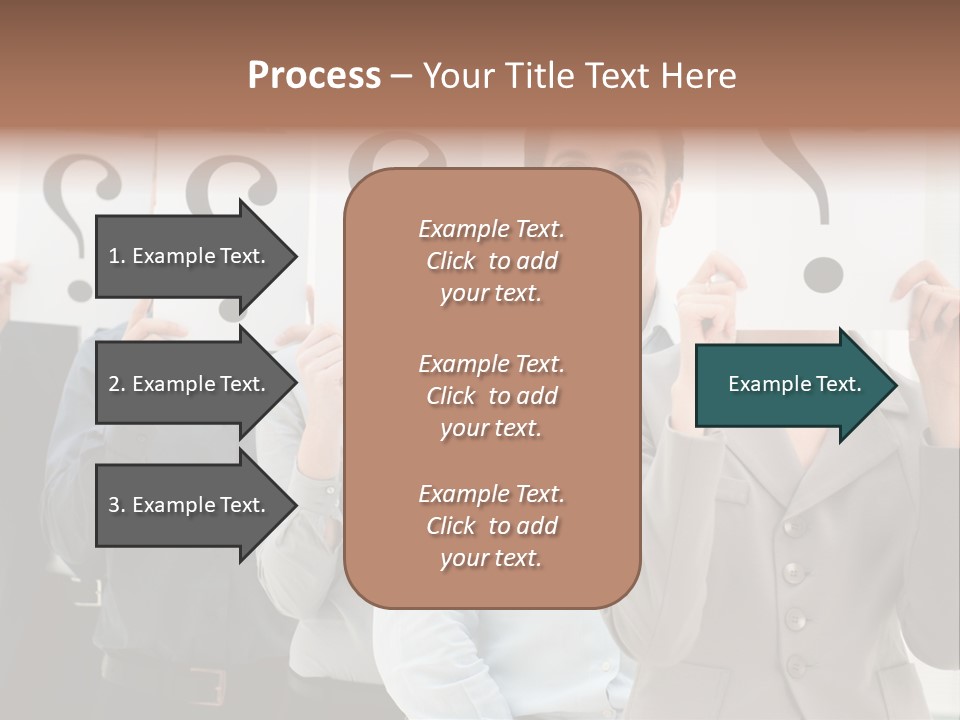 Doubt Help Smiling PowerPoint Template