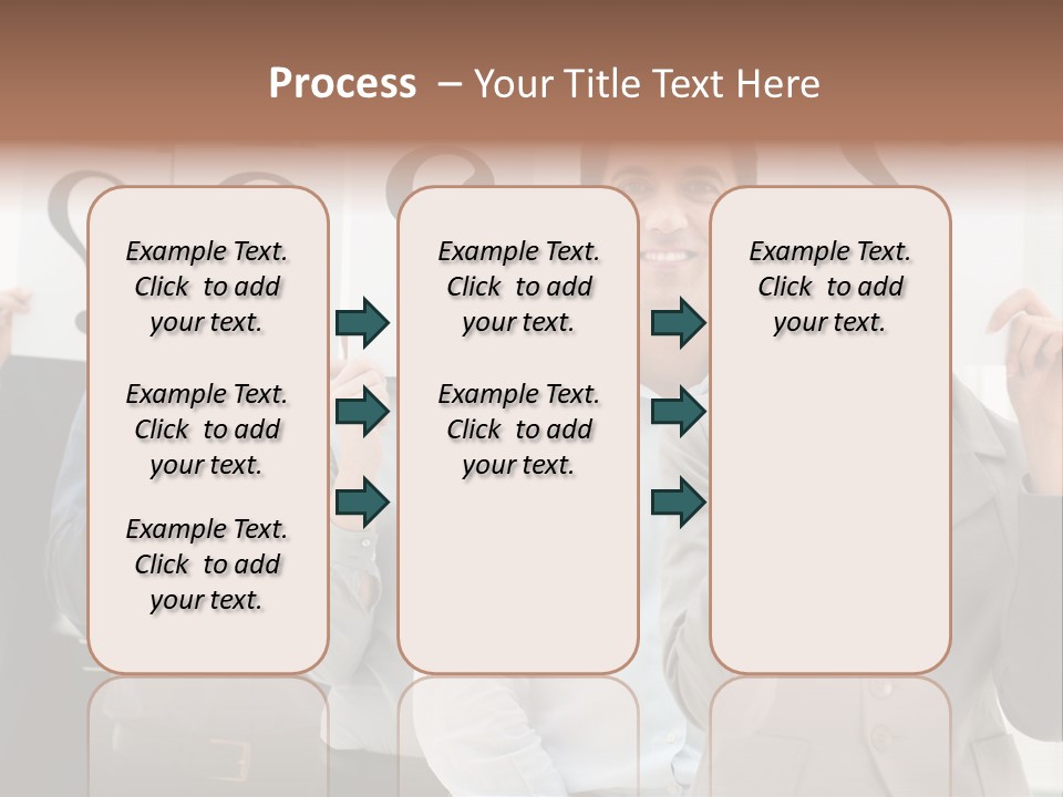 Doubt Help Smiling PowerPoint Template