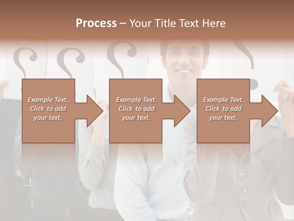 Doubt Help Smiling PowerPoint Template