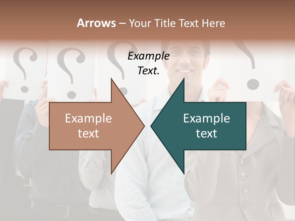 Doubt Help Smiling PowerPoint Template