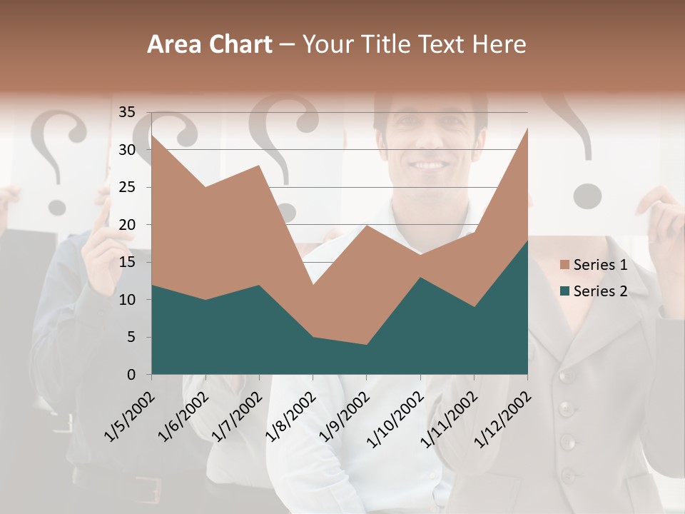 Doubt Help Smiling PowerPoint Template