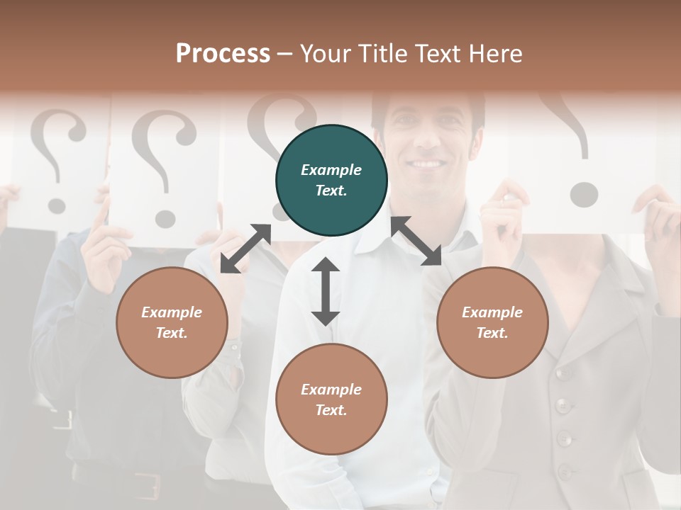 Doubt Help Smiling PowerPoint Template