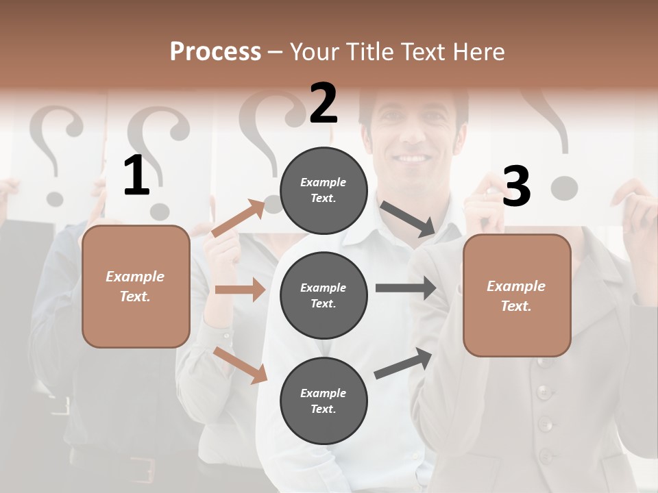 Doubt Help Smiling PowerPoint Template