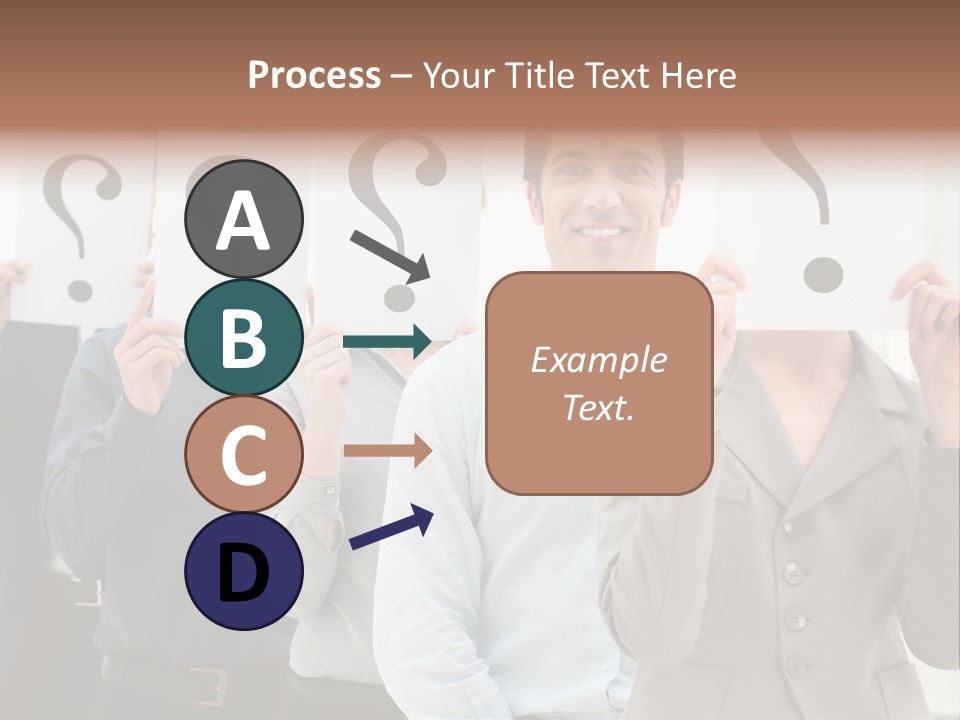 Doubt Help Smiling PowerPoint Template