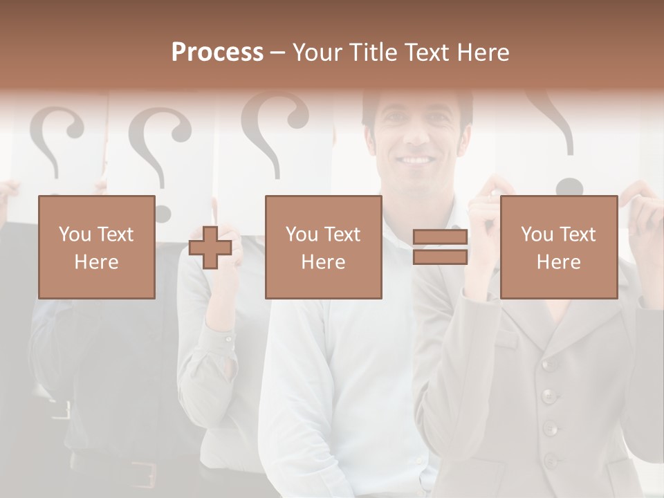 Doubt Help Smiling PowerPoint Template