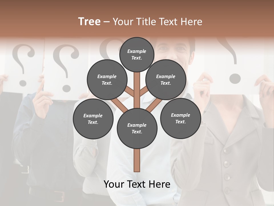 Doubt Help Smiling PowerPoint Template