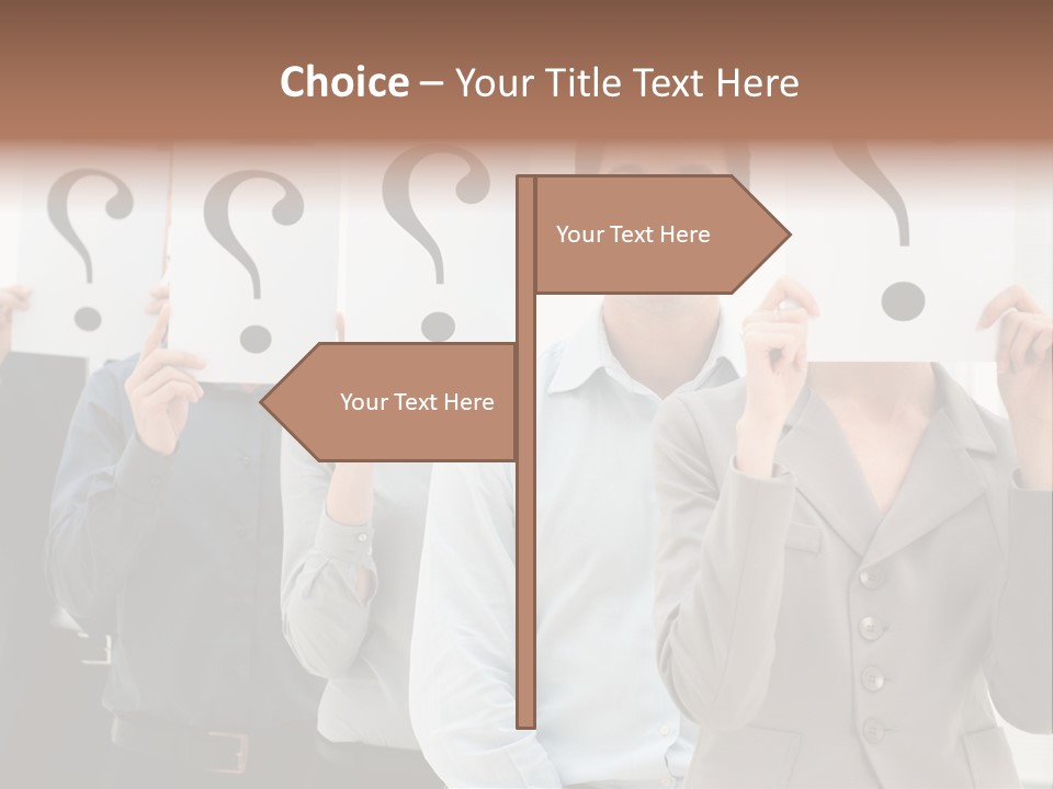 Doubt Help Smiling PowerPoint Template