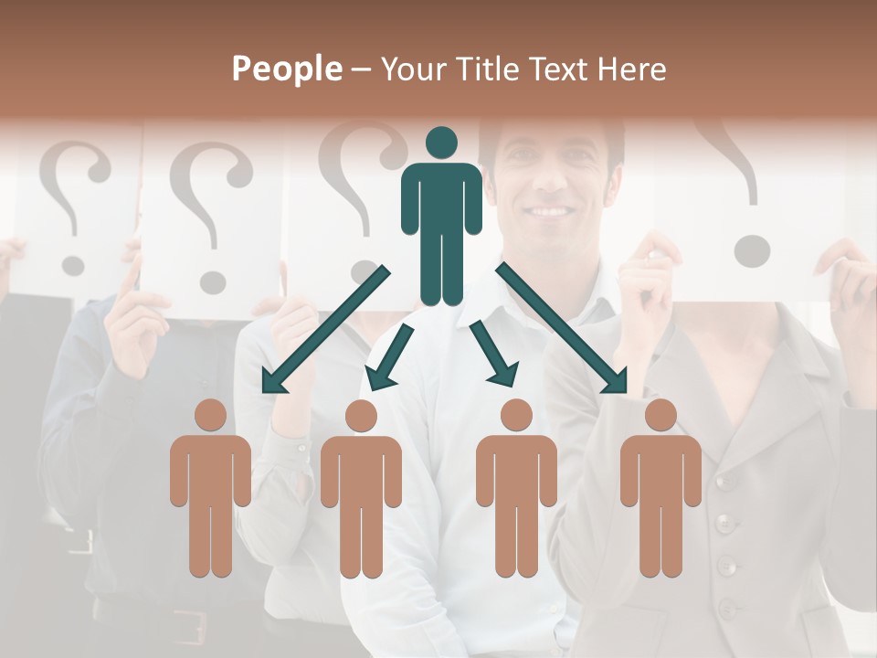 Doubt Help Smiling PowerPoint Template