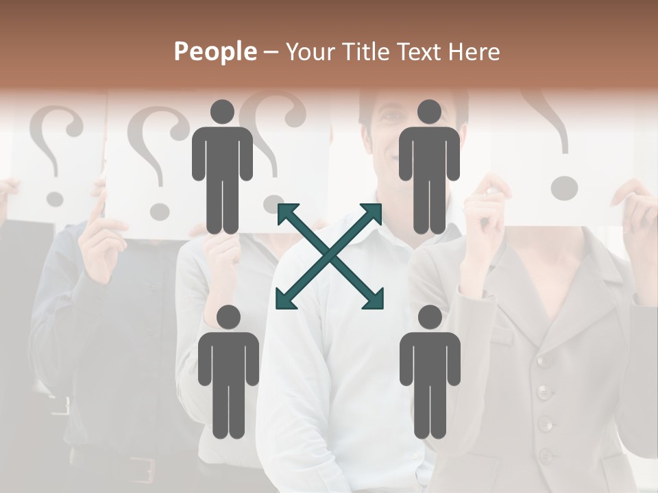 Doubt Help Smiling PowerPoint Template