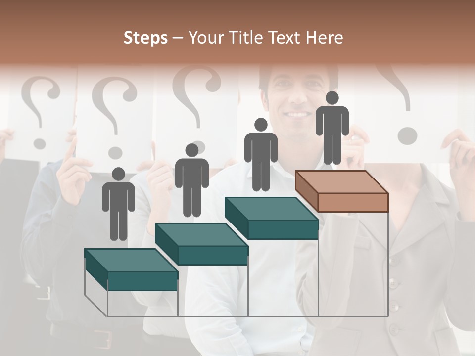 Doubt Help Smiling PowerPoint Template