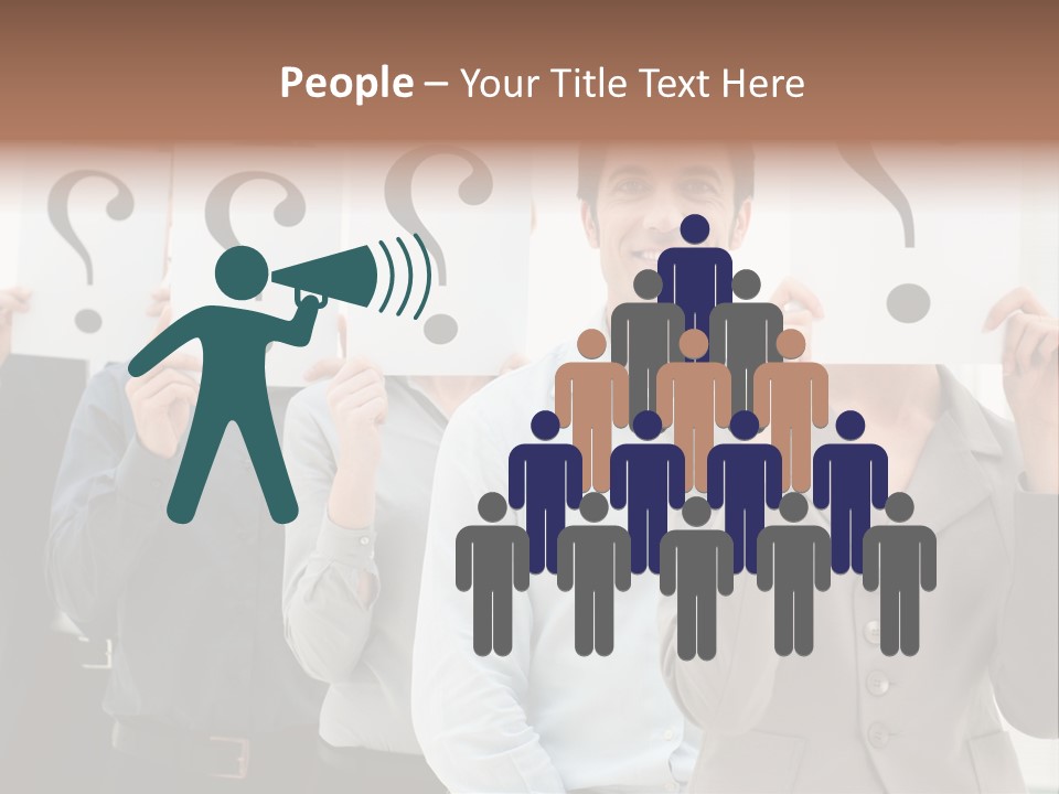 Doubt Help Smiling PowerPoint Template