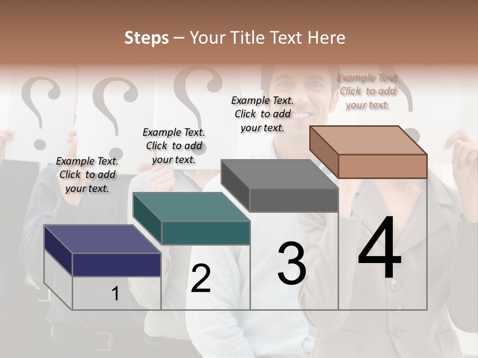 Doubt Help Smiling PowerPoint Template