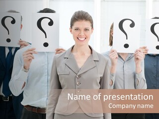 Occupation Sign Smile PowerPoint Template