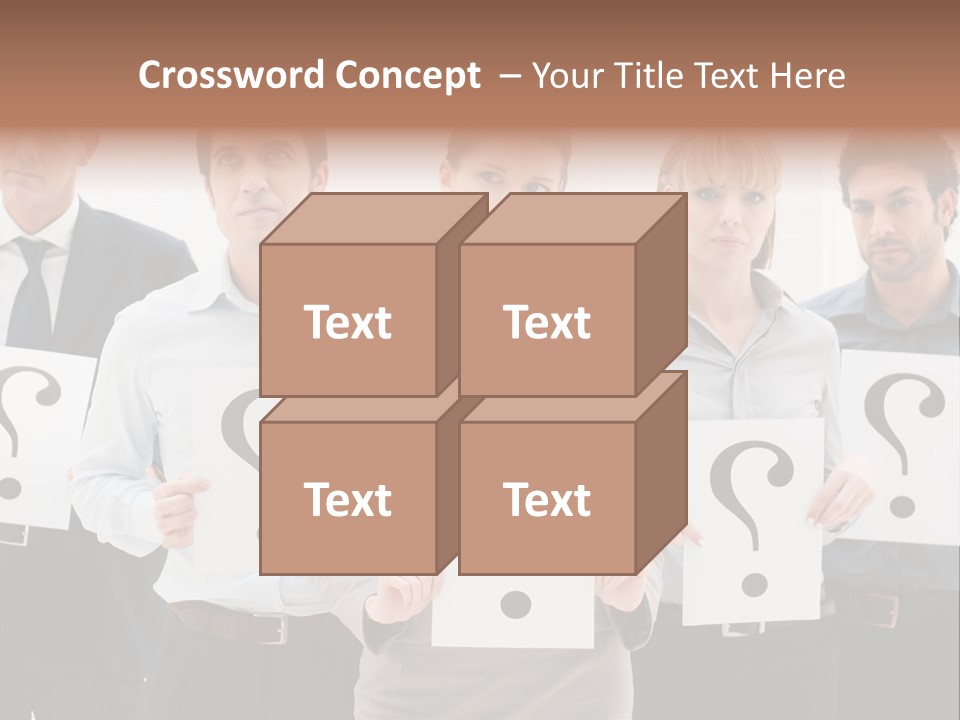Recruitment Office Questionmark PowerPoint Template