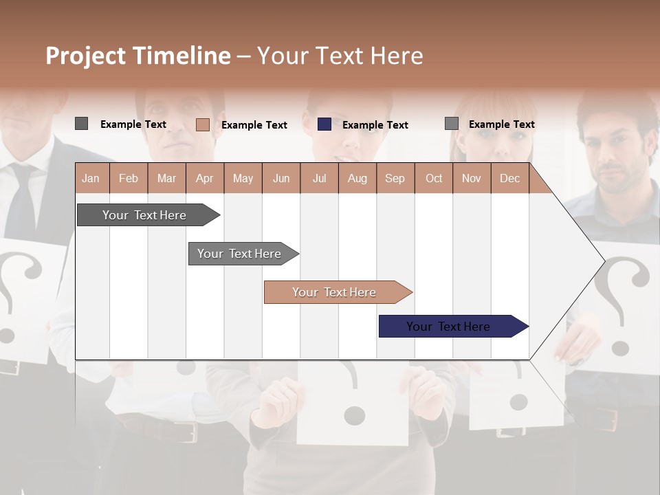 Recruitment Office Questionmark PowerPoint Template
