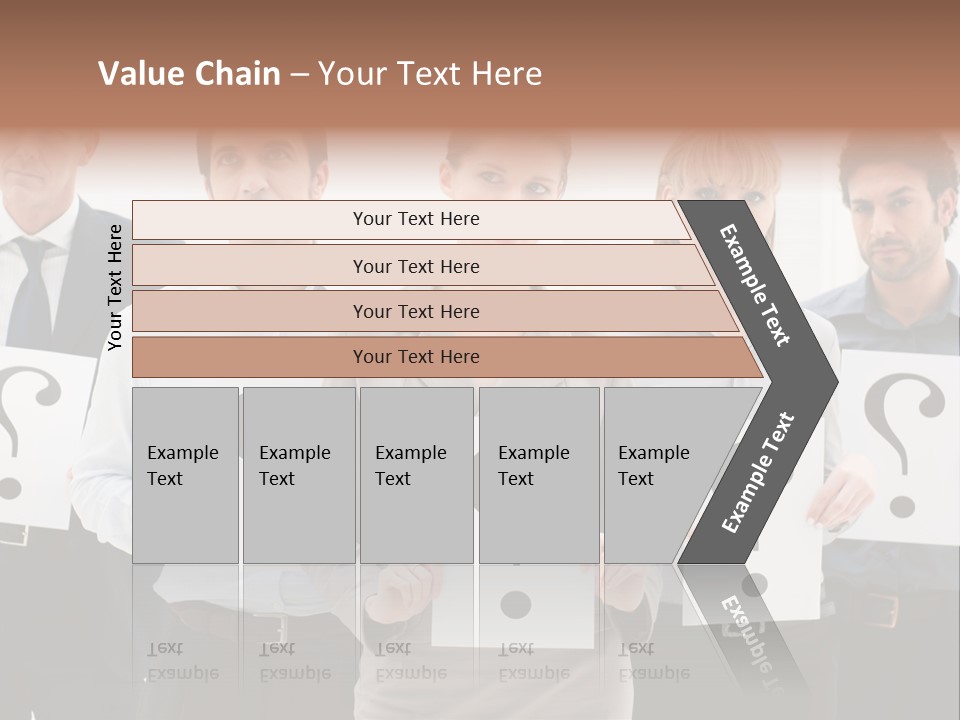 Recruitment Office Questionmark PowerPoint Template