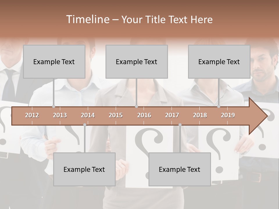 Recruitment Office Questionmark PowerPoint Template
