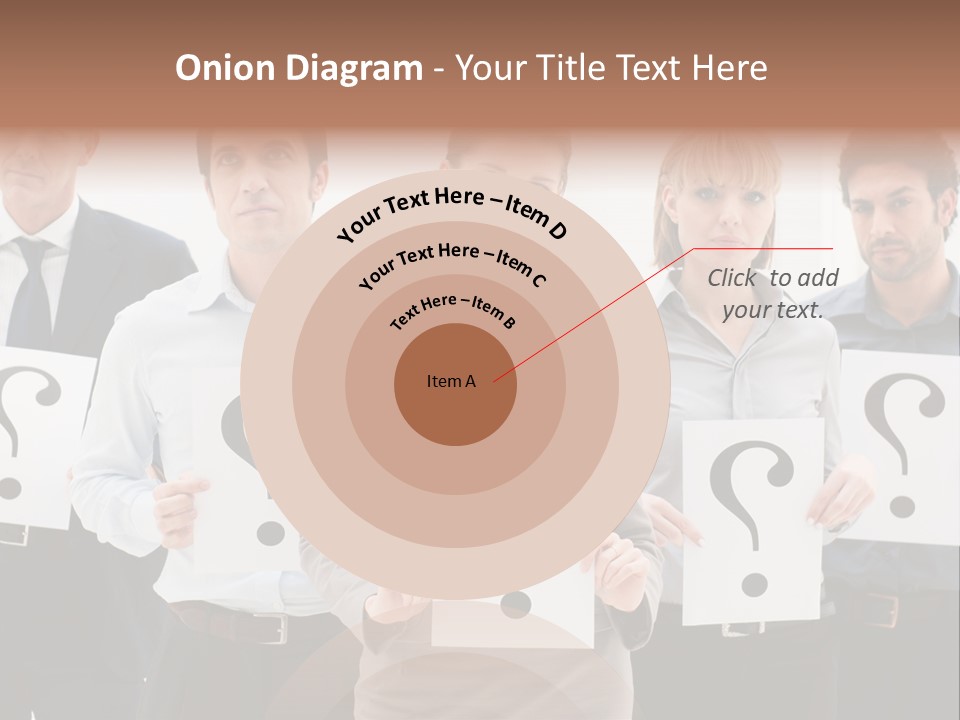 Recruitment Office Questionmark PowerPoint Template