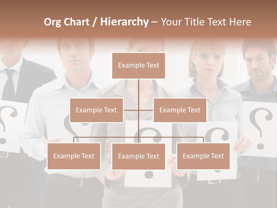 Recruitment Office Questionmark PowerPoint Template