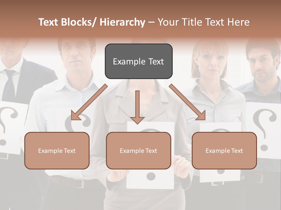Recruitment Office Questionmark PowerPoint Template
