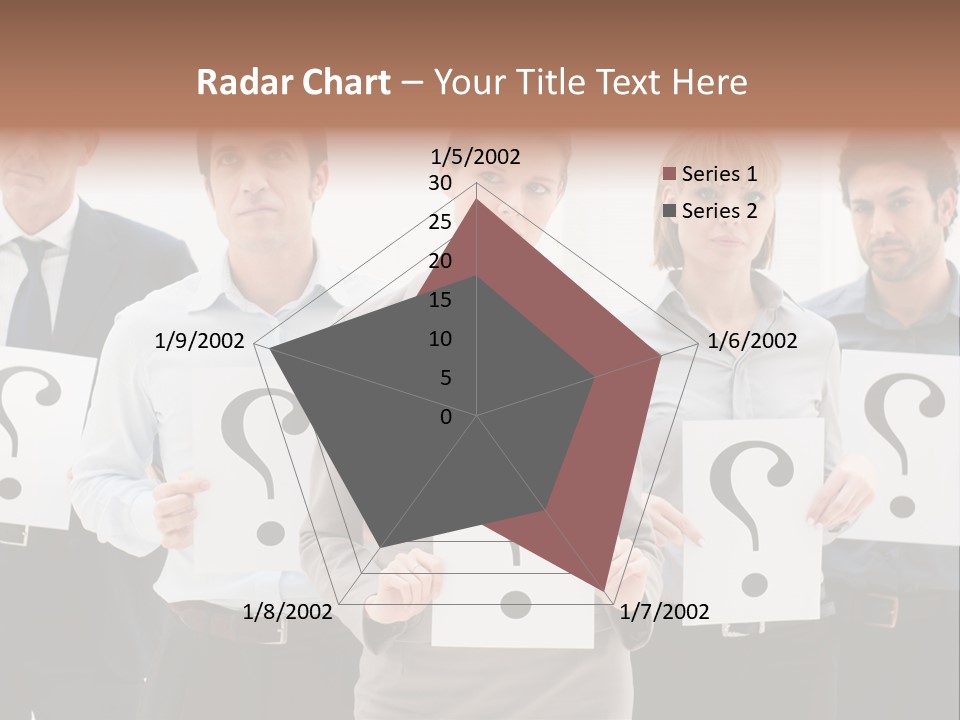 Recruitment Office Questionmark PowerPoint Template