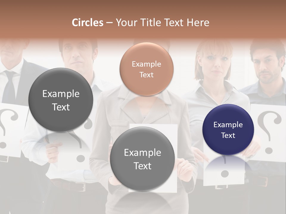 Recruitment Office Questionmark PowerPoint Template