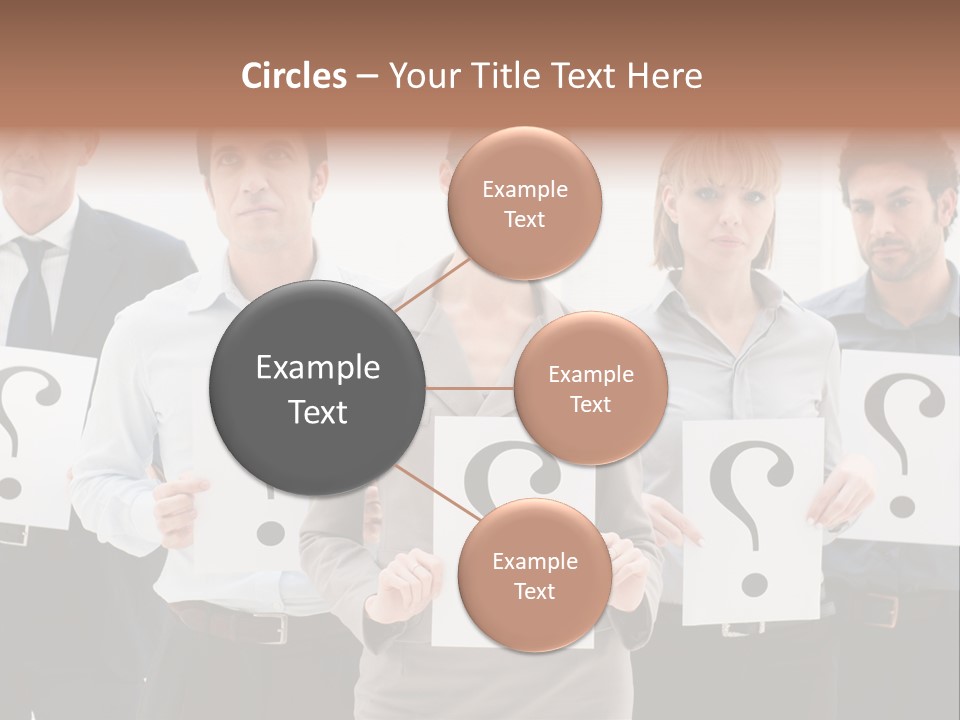 Recruitment Office Questionmark PowerPoint Template