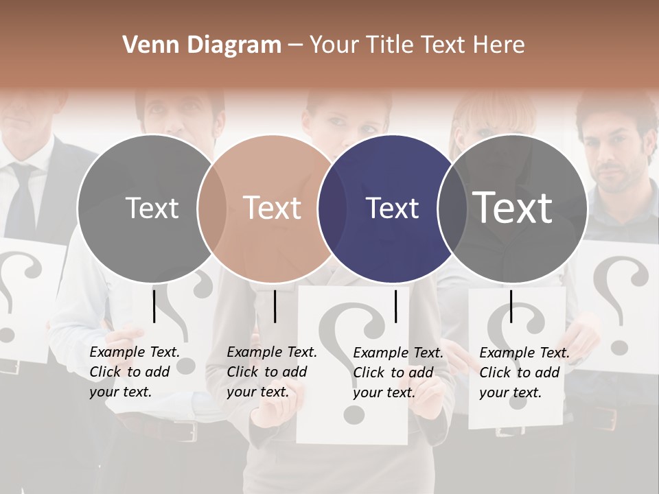 Recruitment Office Questionmark PowerPoint Template