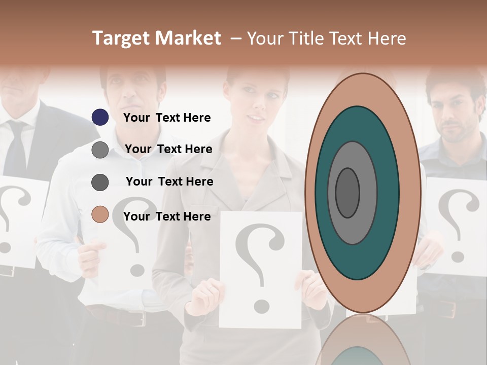 Recruitment Office Questionmark PowerPoint Template