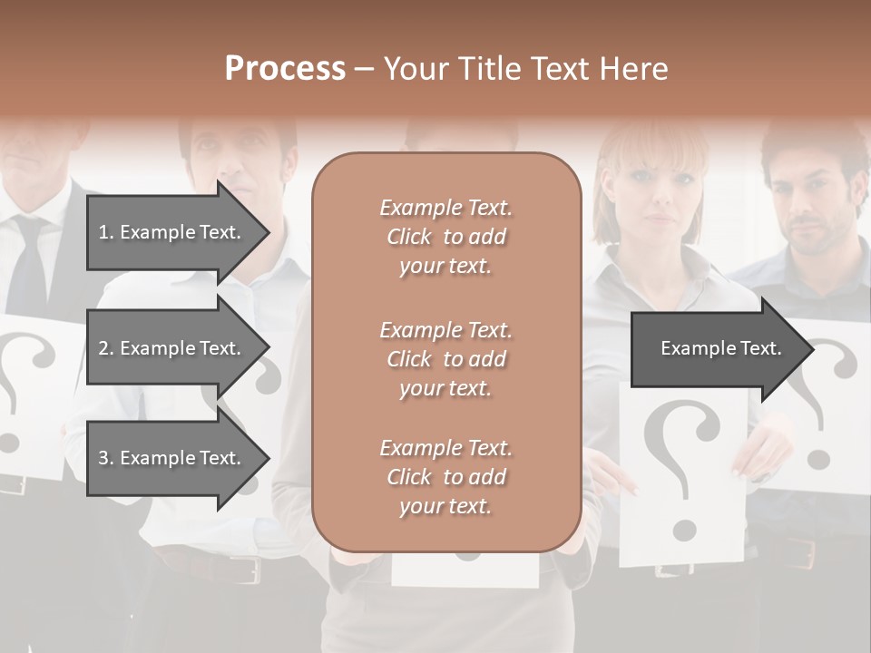 Recruitment Office Questionmark PowerPoint Template