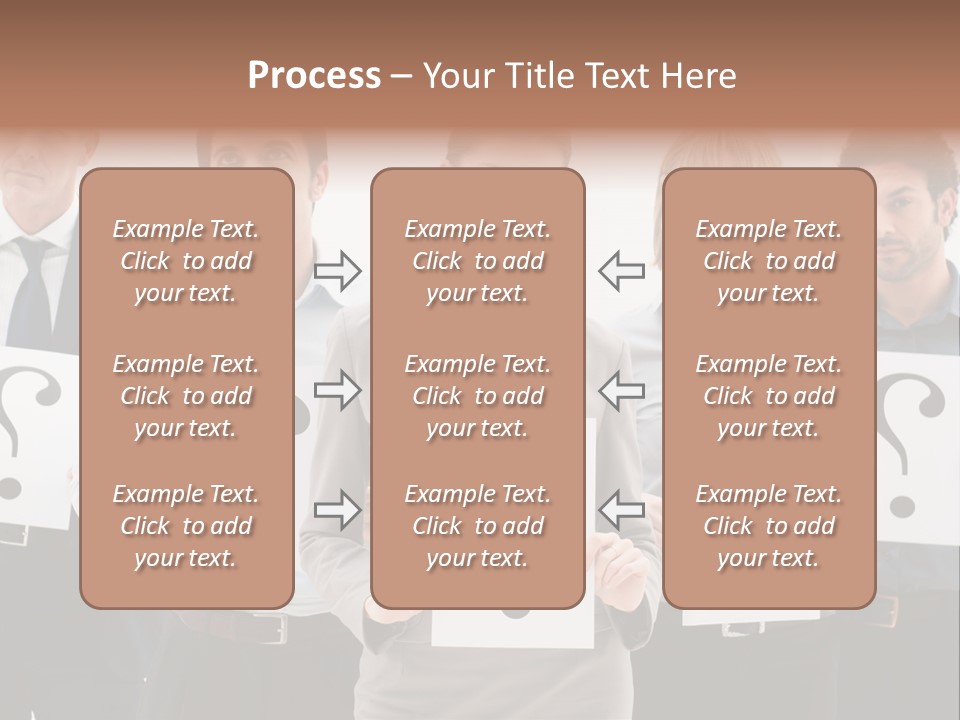 Recruitment Office Questionmark PowerPoint Template
