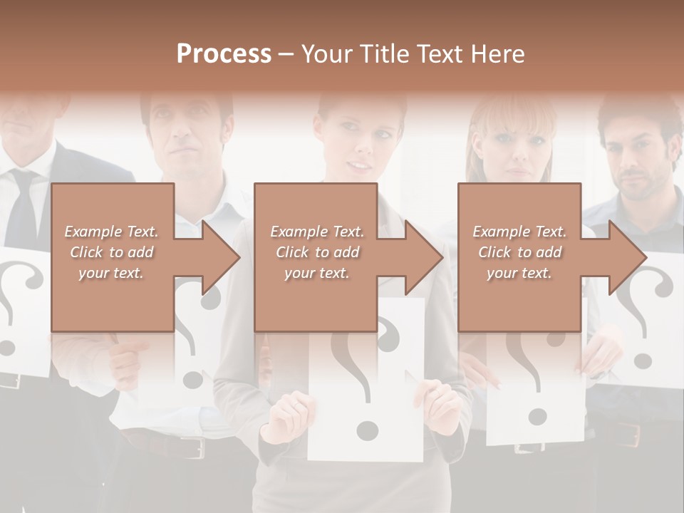 Recruitment Office Questionmark PowerPoint Template
